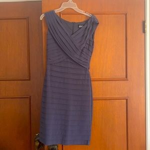 Grey fitted to body dress